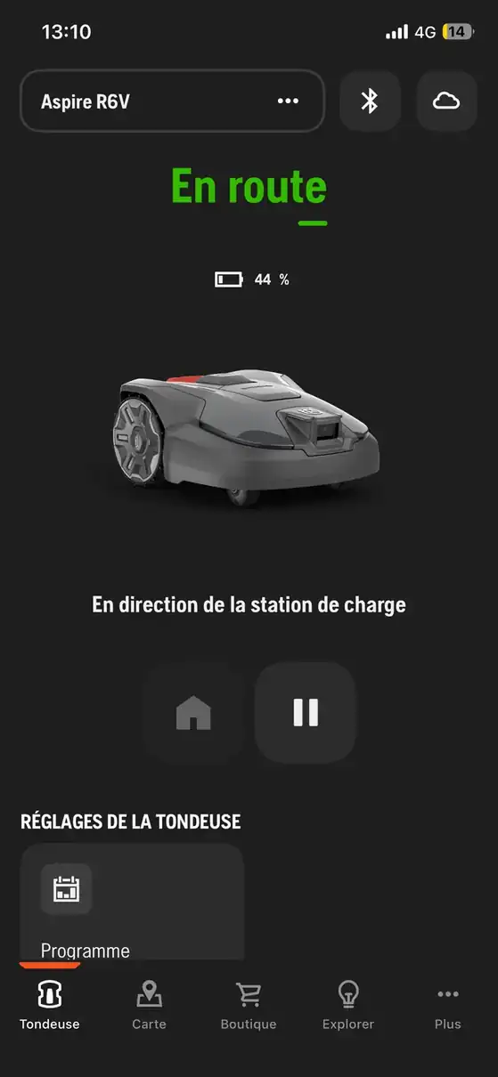 Premier retour R6V à 44 % vers sa base