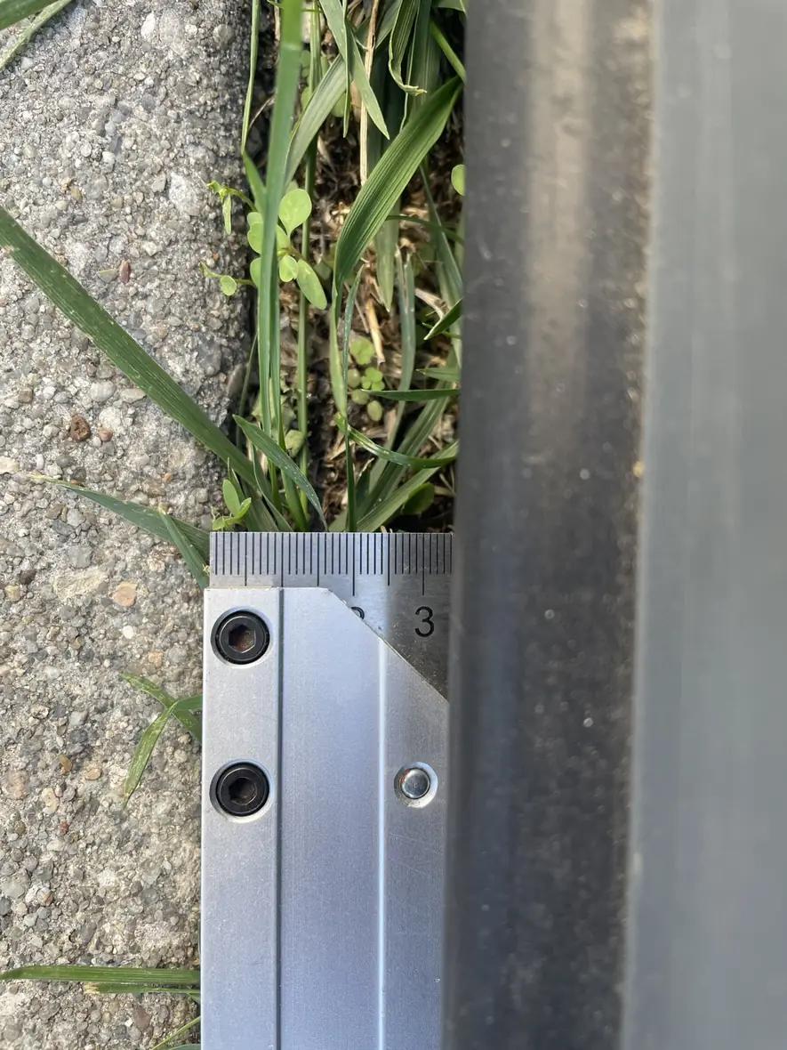 Mesure de bordure TerraMow V1000