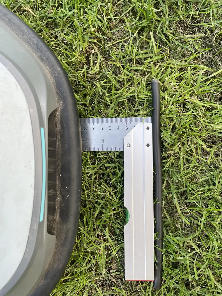 Câble fin test obstacle TerraMow