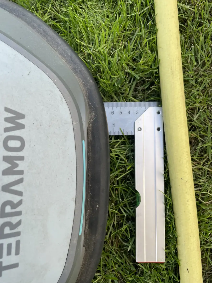 Tuyau test obstacle TerraMow