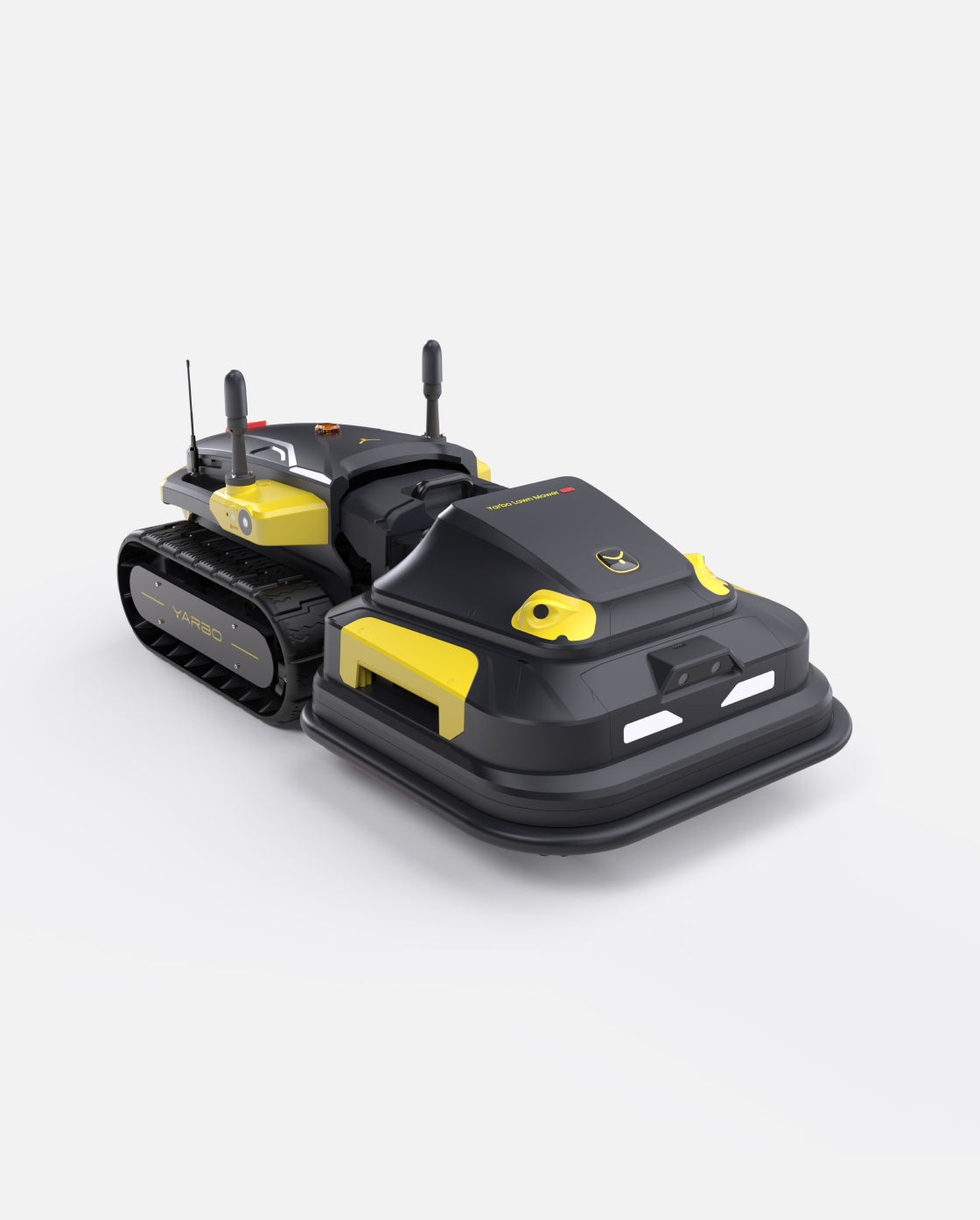 Vue officielle du Yarbo Lawn Mower Pro avec module tondeuse Pro